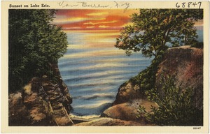 Sunset on Lake Erie, Van Buren, N. Y.