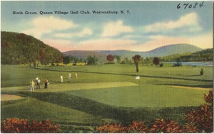 Ninth green, Queen Village Golf Club, Warrensburg, N. Y.