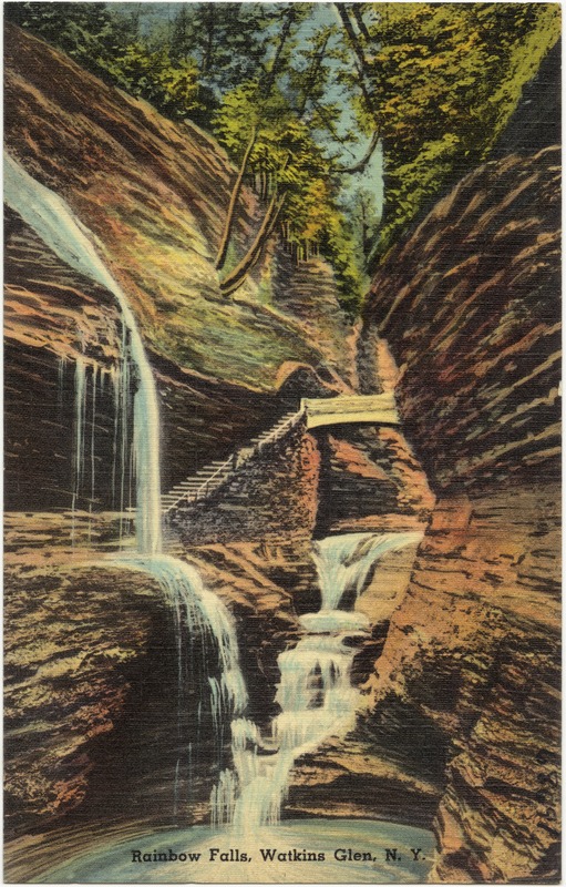 Rainbow falls, Watkins Glen, N. Y.