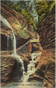 Rainbow falls, Watkins Glen, N. Y.