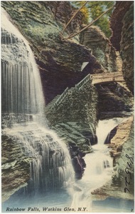 Rainbow falls, Watkins Glen, N. Y.