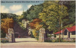 Main entrance, Watkins Glen State Park, N. Y.