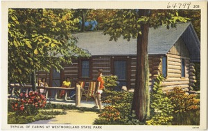 Typical of cabins at Westmoreland State Park