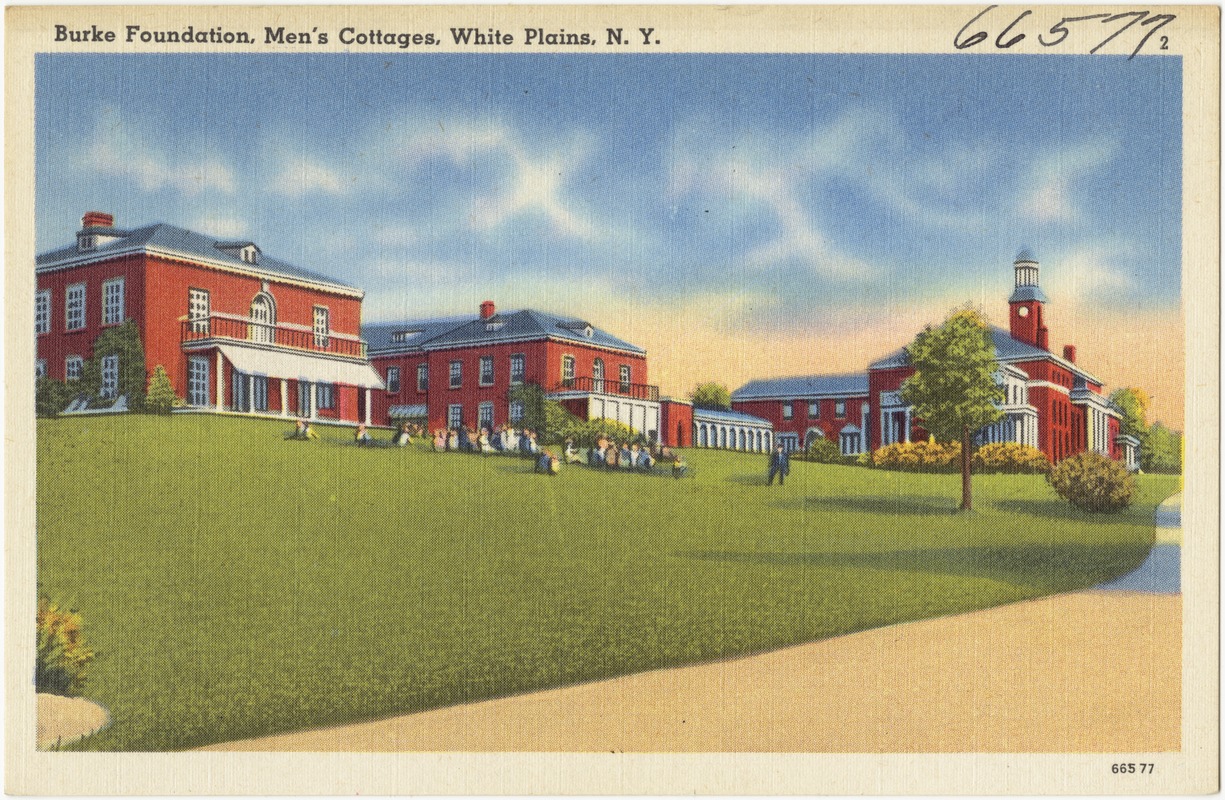 Burke Foundation, men's cottages, White Plains, N. Y.