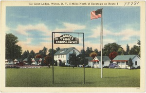 De Graff Lodge, Wilton, N. Y., 5 miles north of Saratoga on Route 9