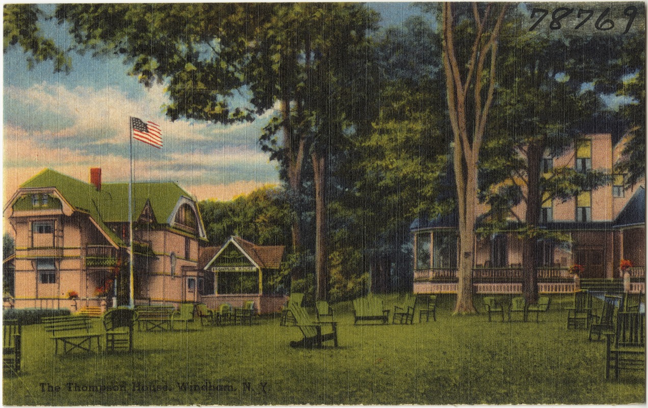 The Thompson House, Windham, N. Y. Digital Commonwealth