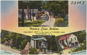Novia's Casa Bettina, heavenly spot in the heart of Yankee Lake, Wurstboro, N. Y.
