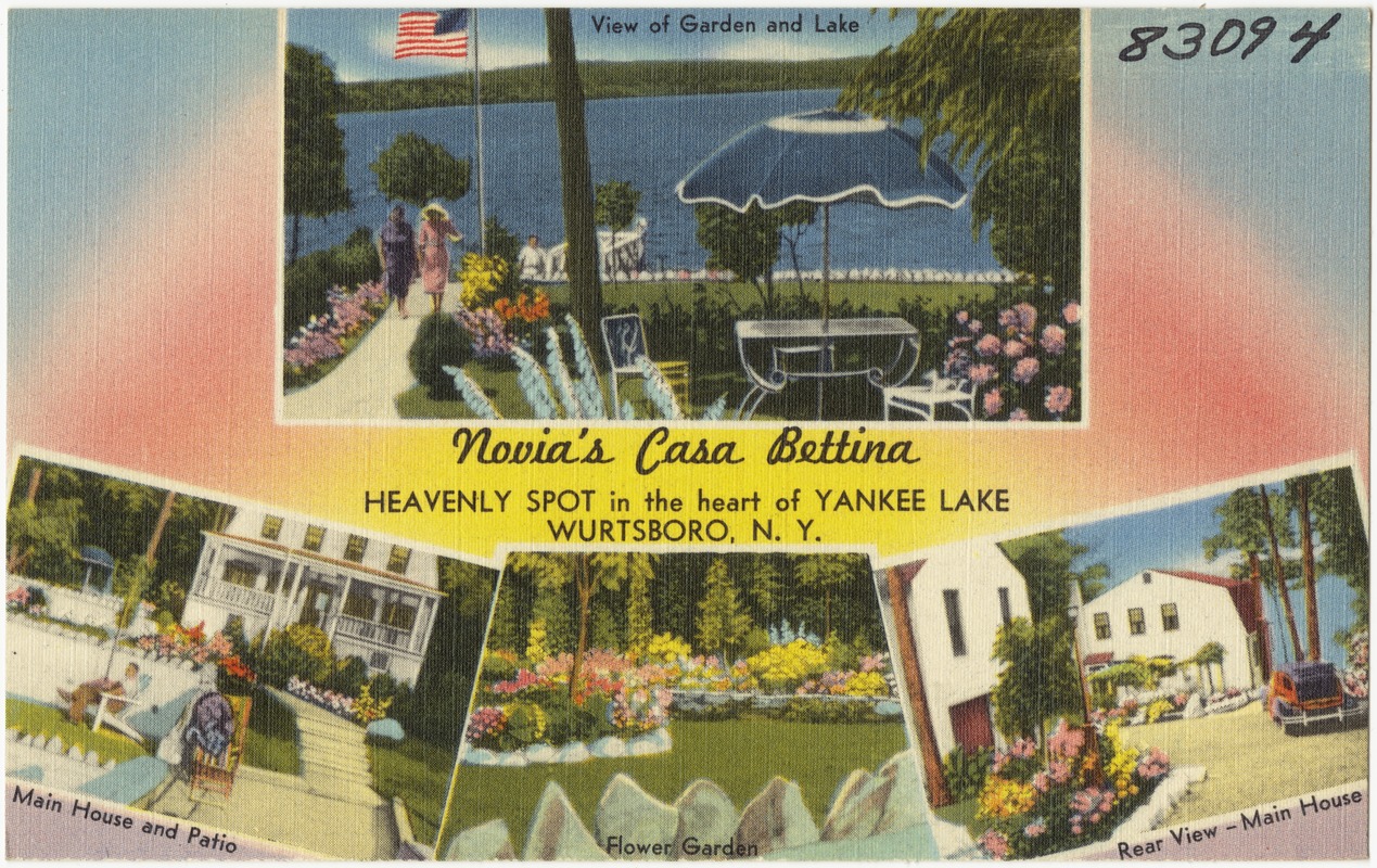 Novia's Casa Bettina, heavenly spot in the heart of Yankee Lake, Wurtsboro, N. Y.