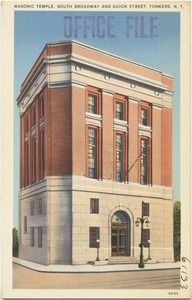 Masonic Temple, South Broadway and Guion Street, Yonkers, N. Y.