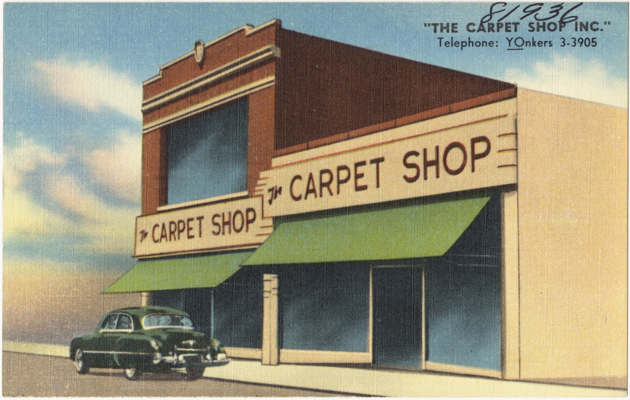 "The Carpet Shop Inc." Telephone: YOnkers 3-3905