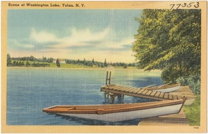 Scene at Washington Lake, Yulan, N. Y.