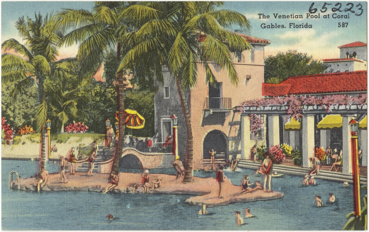 The Venetian Pool at Coral Gables, Florida