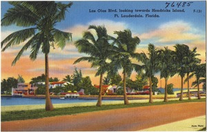 Las Olas Blvd, looking towards Hendricks Island, Ft. Lauderdale, Florida