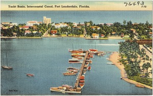 Yacht basin, intercoastal canal, Fort Lauderdale, Florida