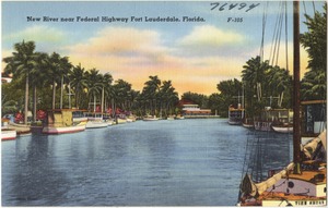 New River near Federal Highway Fort Lauderdale, Florida