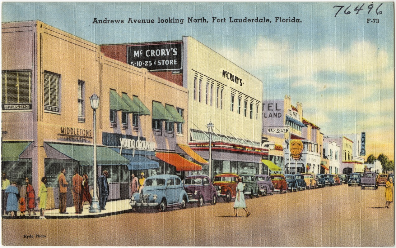 Andrews Avenue looking north, Fort Lauderdale, Florida