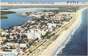Along the coast at Ft. Lauderdale beach, Florida