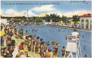 Any day at the municipal pool. Fort Lauderdale, Florida