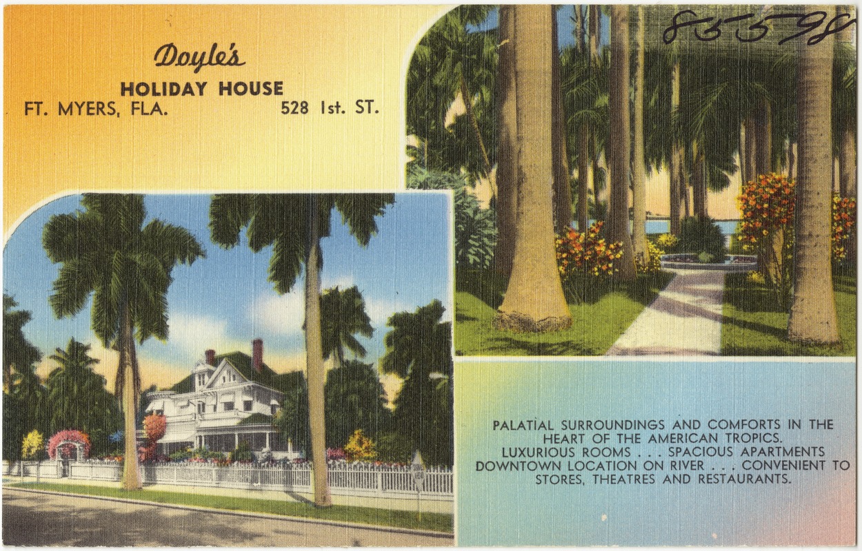 Doyle's Holiday House, Ft. Myers, Fla. 528 1st. St.