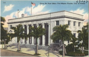 Open air post office, Fort Myers, Florida, City of Palms