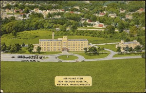 Air-plane view, Bon Secours Hospital, Methuen, Massachusetts