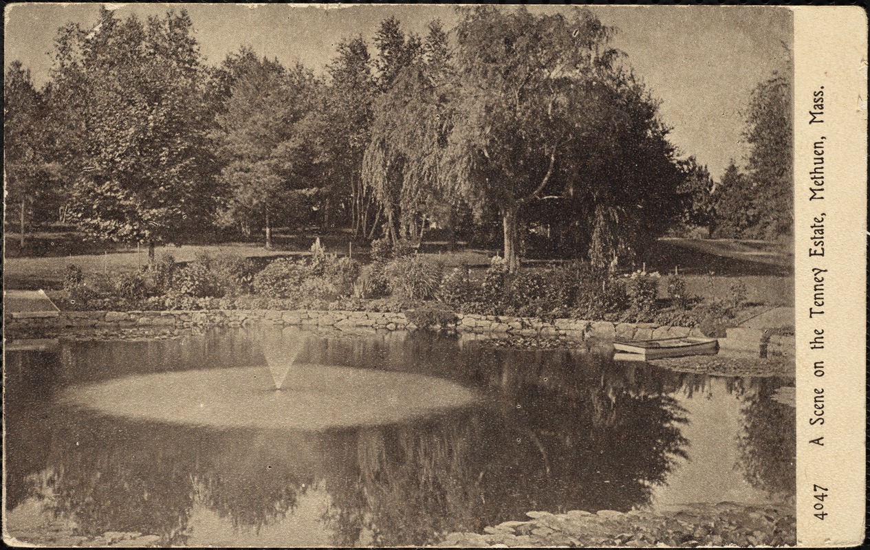 A scene from the Tenney Estate, Methuen, Mass. Digital Commonwealth