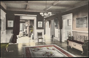 Entrance hall, Henry C. Nevins, Home for the Aged, Methuen, Mass.