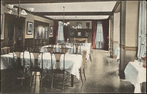 Dining room, Henry C. Nevins, Home for the Aged, Methuen, Mass.