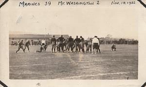 Marines vs Mt. Washington football, Nov. 18, 1922