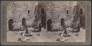 In the court of a village home, Cana of Galilee, Palestine