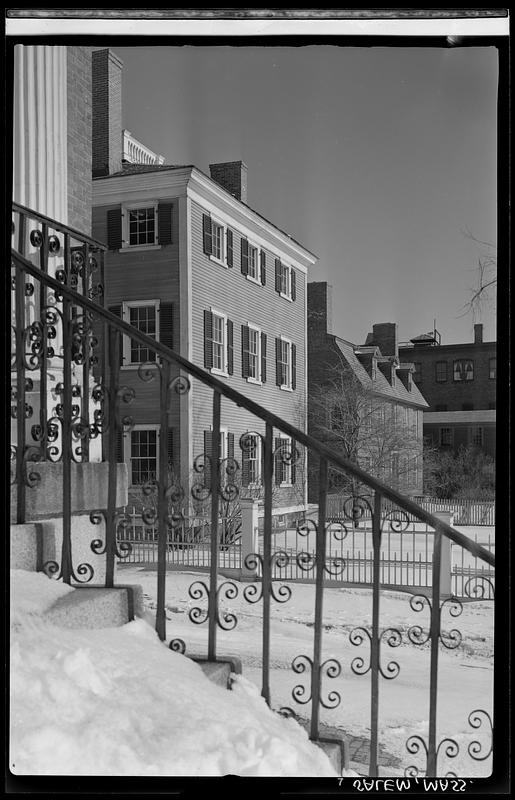 Stairs and house exterior