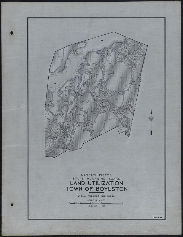 Land Utilization Town of Boylston Digital Commonwealth