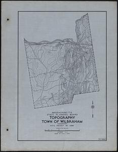 Topography Town of Wilbraham