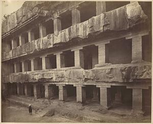 Front of Tin Thal [Buddhist Cave XII, Ellora]