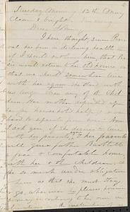 Letter from Zadoc Long to John D. Long, May 12, 1868
