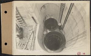 Contract No. 14, East Portion, Wachusett-Coldbrook Tunnel, West Boylston, Holden, Rutland, steel lining, Shaft 1, West Boylston, Mass., Dec. 2, 1929