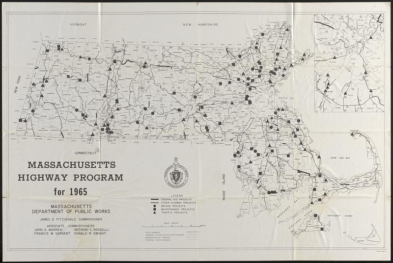 Massachusetts highway program for 1965