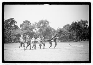 Boys competing