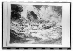 Print titled "Ship, Brown Brothers"