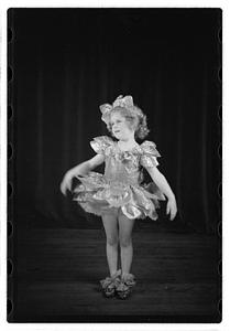 Girl dancer in costume