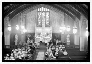 Wedding, daughter of Mrs. Richard Howard taken at Presentation Church Oak Sq. Brighton
