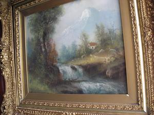 Cottage by a Mountain Stream