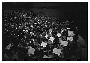 Recording "La Mer" for Victor R.C.A., Dr. K & Boston Symphony Orchestra, also recording mch.