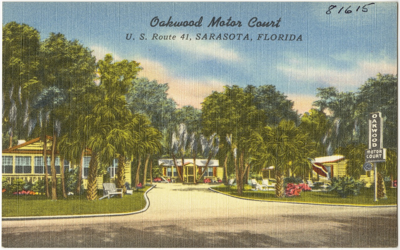 Oakwood Motor Court, U.S. Route 41, Sarasota, Florida