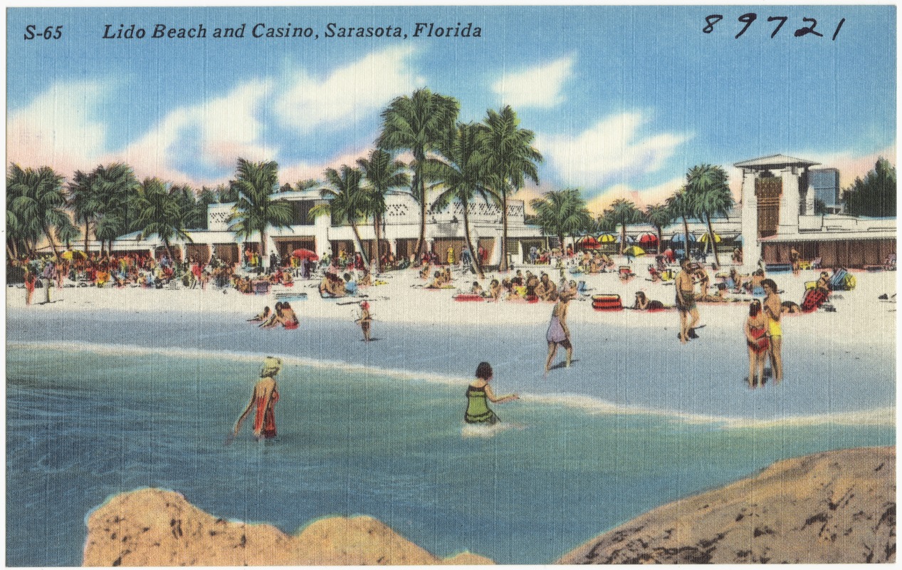 Lido Beach and casino, Sarasota, Florida