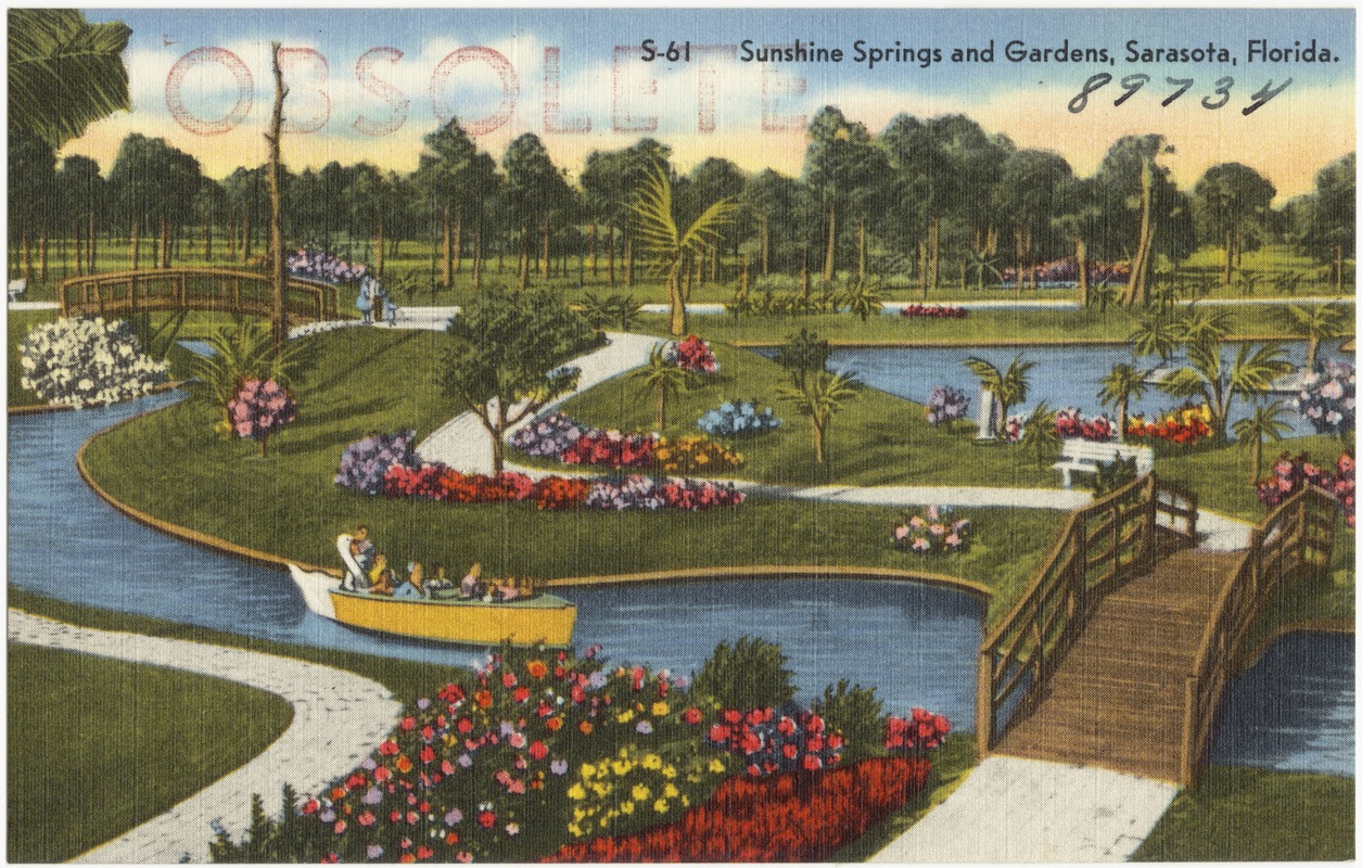 Sunshine springs and gardens, Sarasota, Florida