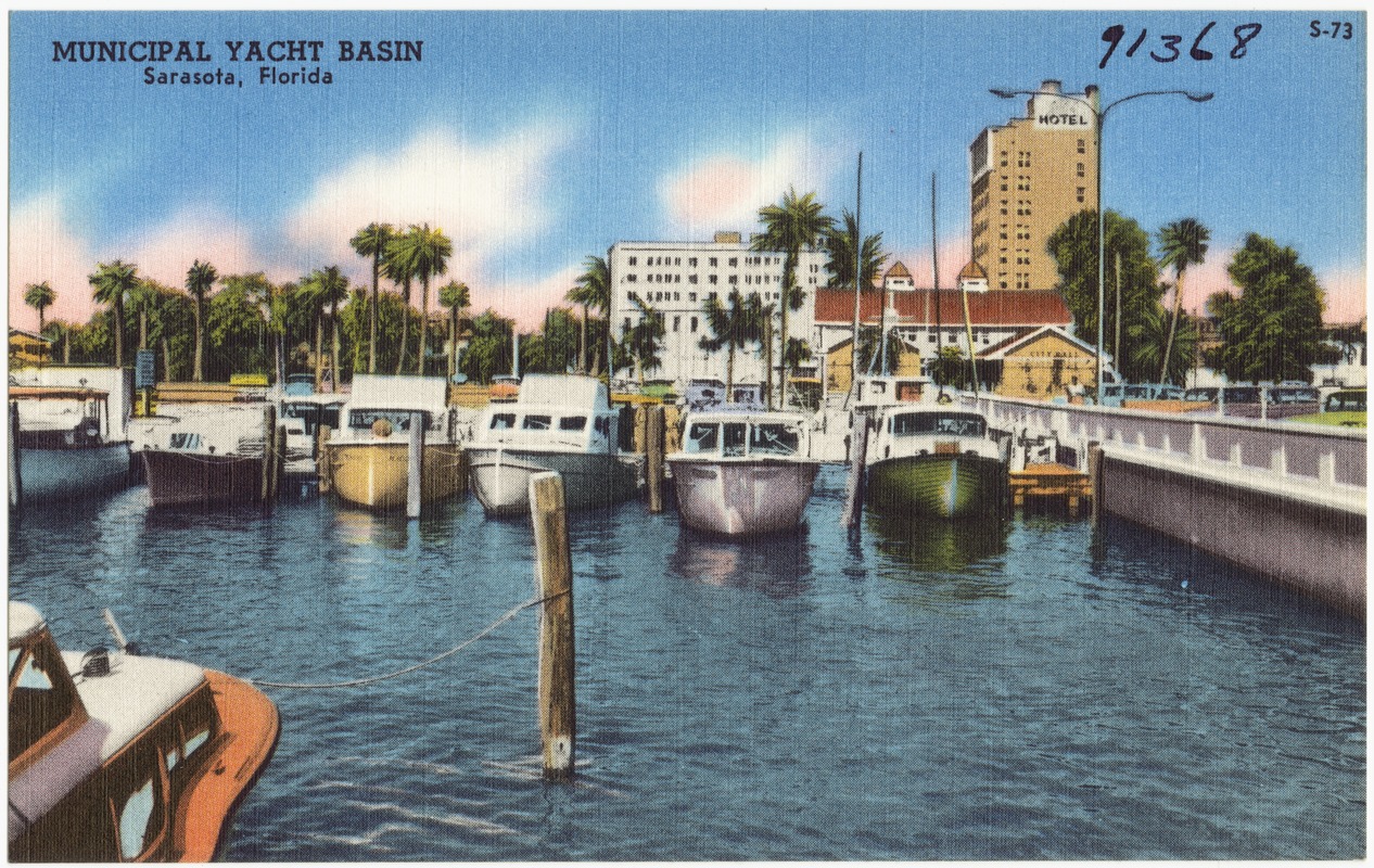 Municipal yacht basin, Sarasota, Florida