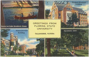 Greetings from Florida State University, Tallahassee, Florida