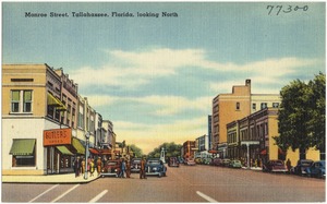 Monroe Street, Tallahassee, Florida, looking north