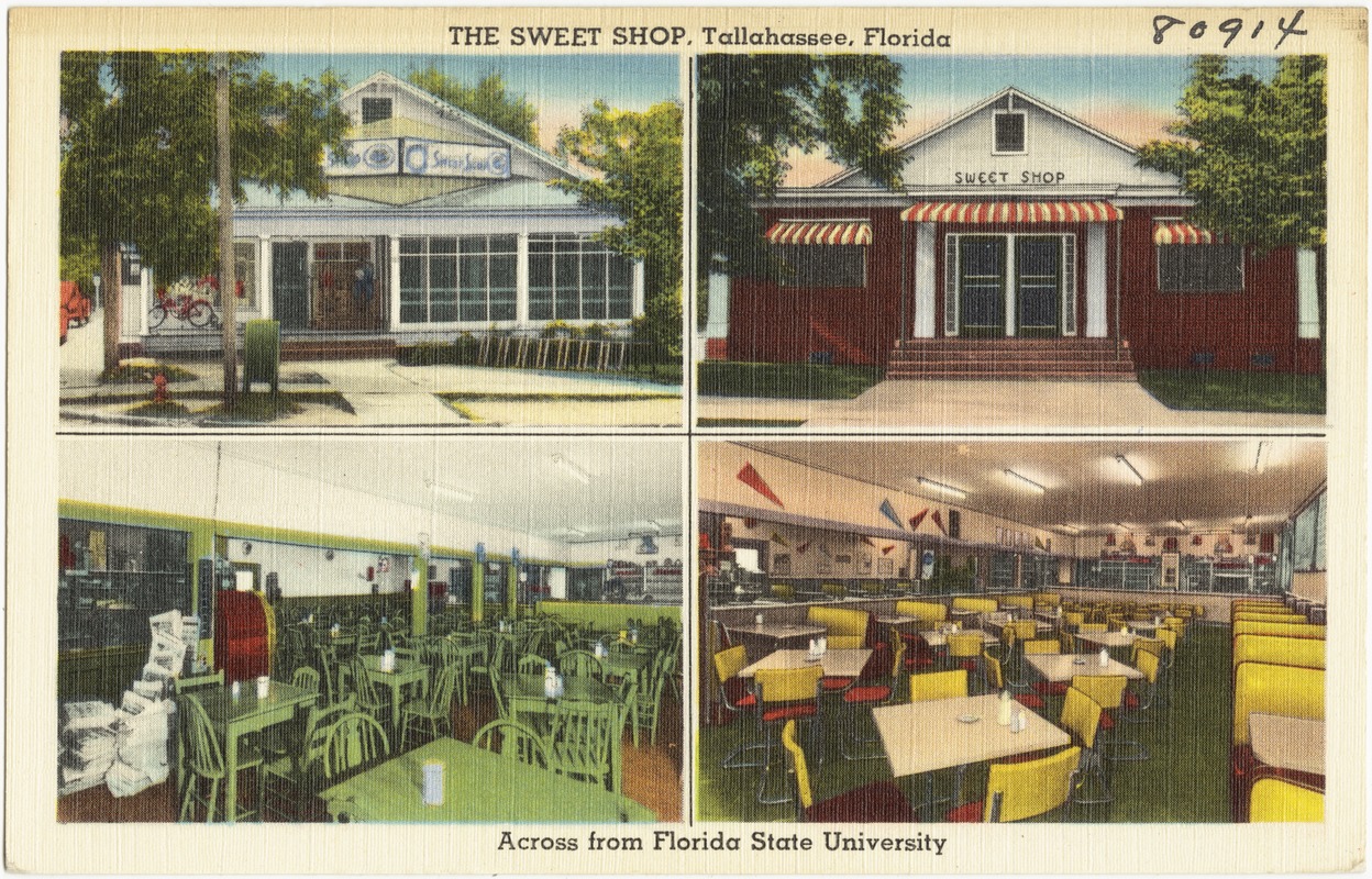 The Sweet Shop, Tallahassee, Florida, across from Florida State University